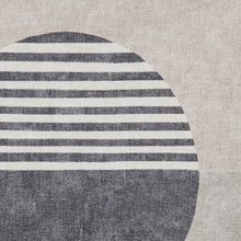 Whisper - Washable Rug - Circle Beige/ Green