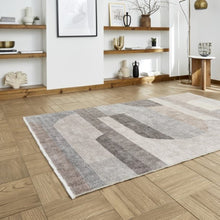 Whisper - Washable Rug - Striped Beige