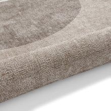 Whisper - Washable Rug - Circle Beige