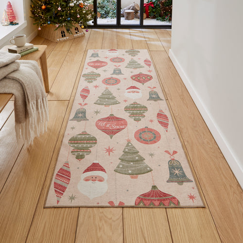 Christmas Baubles Red/Green (Runner)