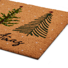 'Christmas Trees' Christmas Coir Door Mat
