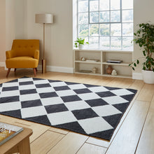 Lyna - Washable Rug - Charcoal/ White