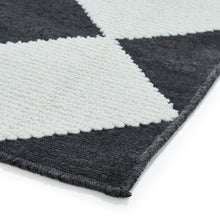 Lyna - Washable Rug - Charcoal/ White