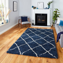 Scandi Berber Navy / Cream