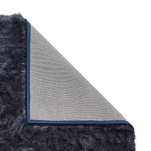 Polar Plush Navy Soft Shaggy Rug