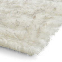 Polar Plush White/Grey Soft Shaggy Rug