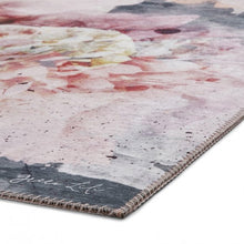 Michelle Collins designer rug Rose/Black FL0024