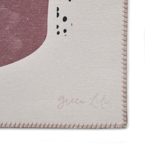 Michelle Collins designer rug Rose/Crimson AB0151