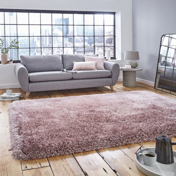Montana Rose luxurious Shaggy Rug