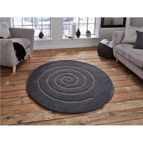 Spiral Grey Circular