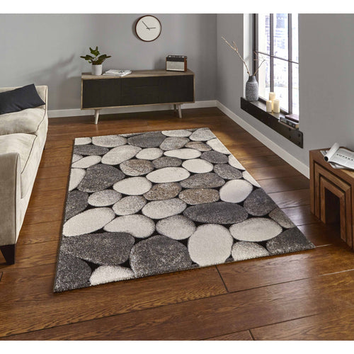 Woodland 2099 Cream/Grey Rug - Perfectly Home Interiors
